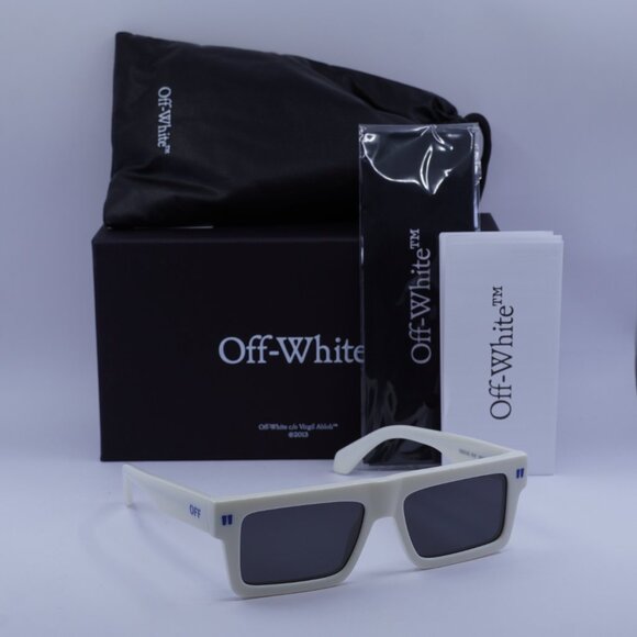Off-White OERI13Z CHANDLER 0107 Square Sunglasses – White\\ Grey main image 10